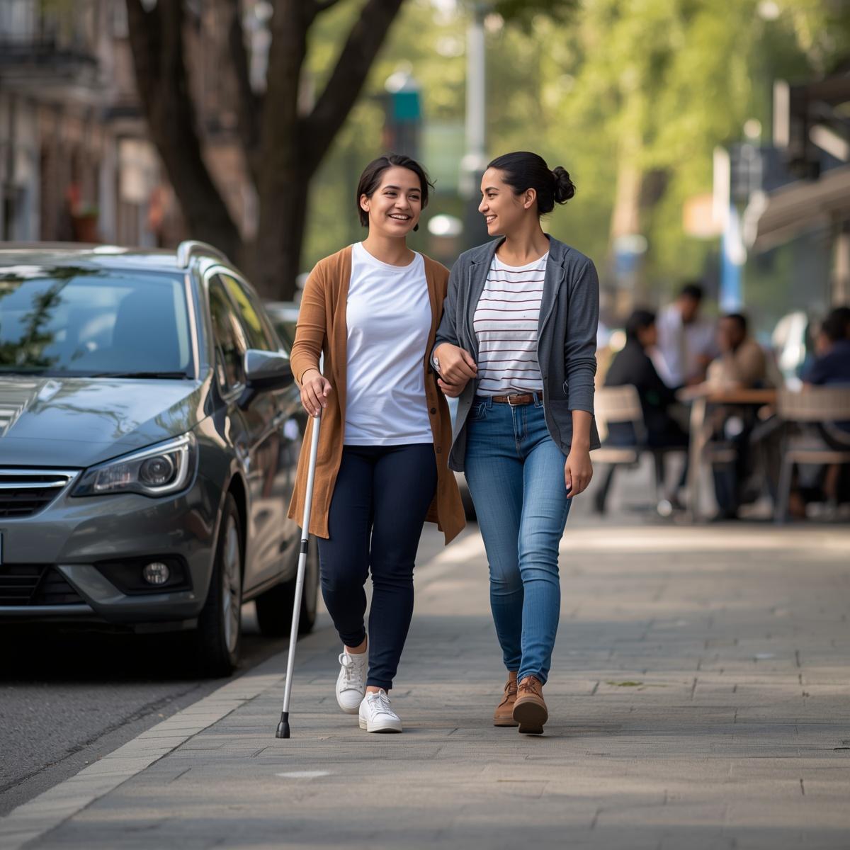 Higher Care Services worker supporting a participant